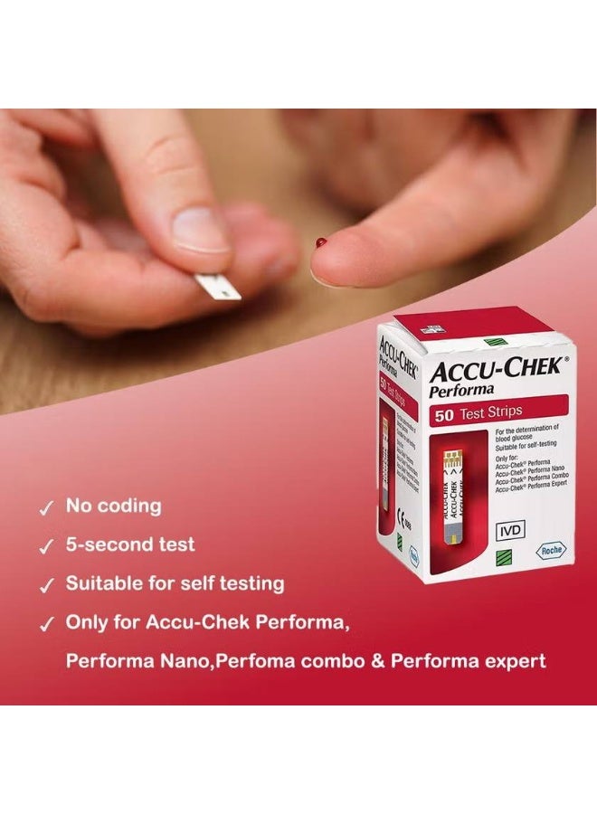 AccuChek Accu-Chek Performa Blood Sugar Test Strips Pack 2 - Image 4